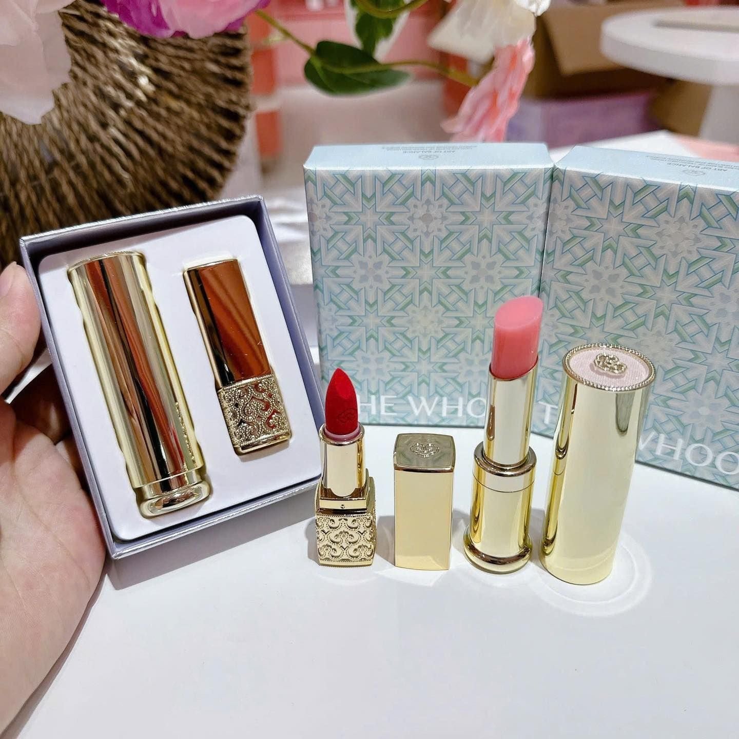 Set son dưỡng có màu The History Of Whoo Gongjinhyang:Mi Glow Lip Balm Special Set (Phiên bản 2025) - Image 3