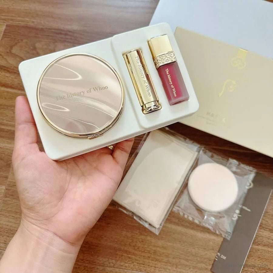 Phấn Phủ Whoo Gongjinhyang Mi Luxury Glow Pressed Powder Special Set - Image 2